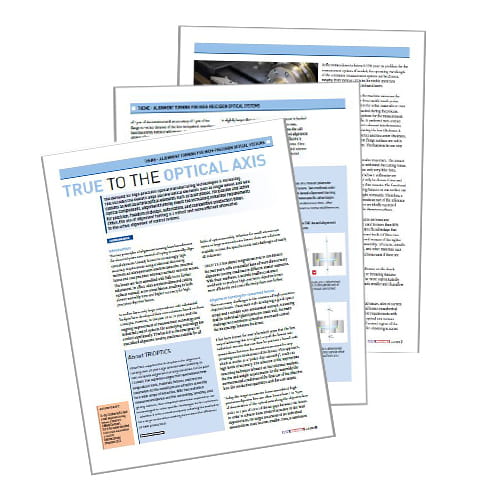 Preview of the Document "True to the Optical Axis"